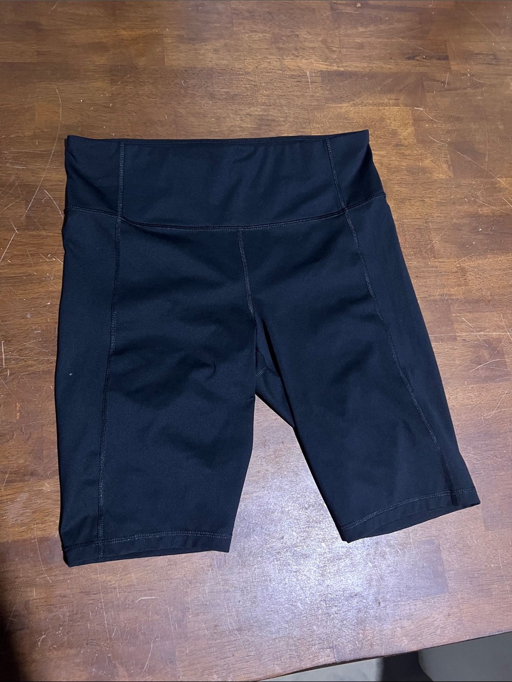 Women’s Black High-Waist Bike Shorts